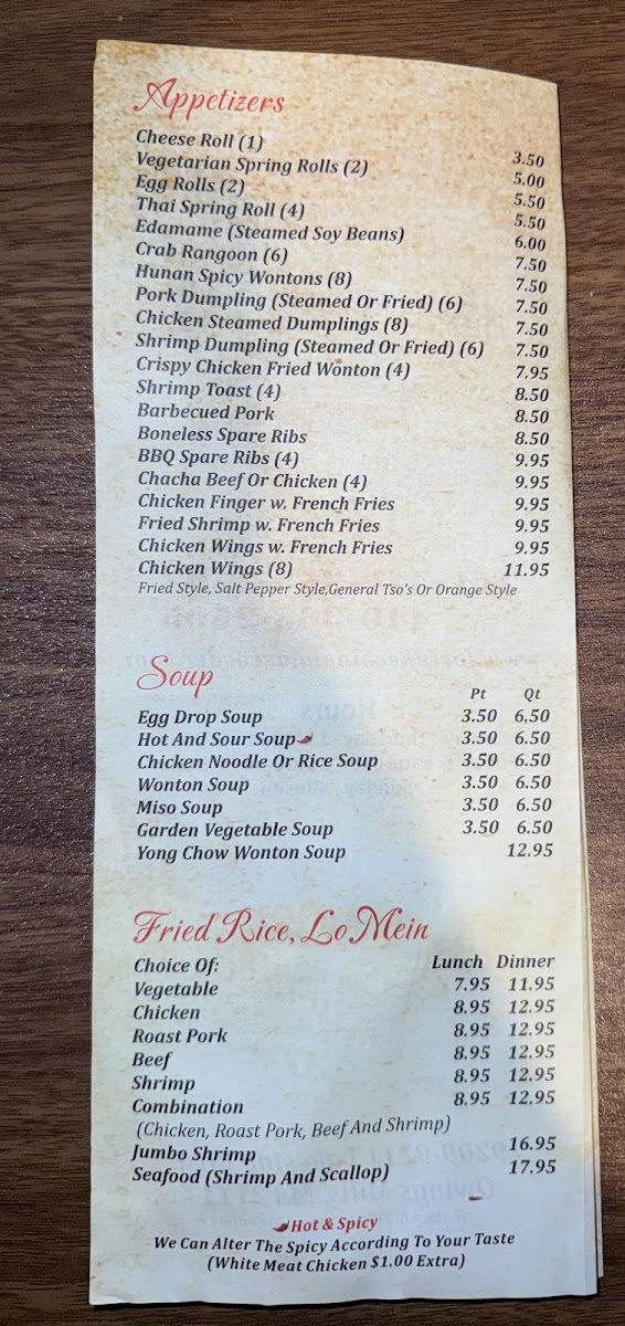 Menu Fortune China Restaurant-6