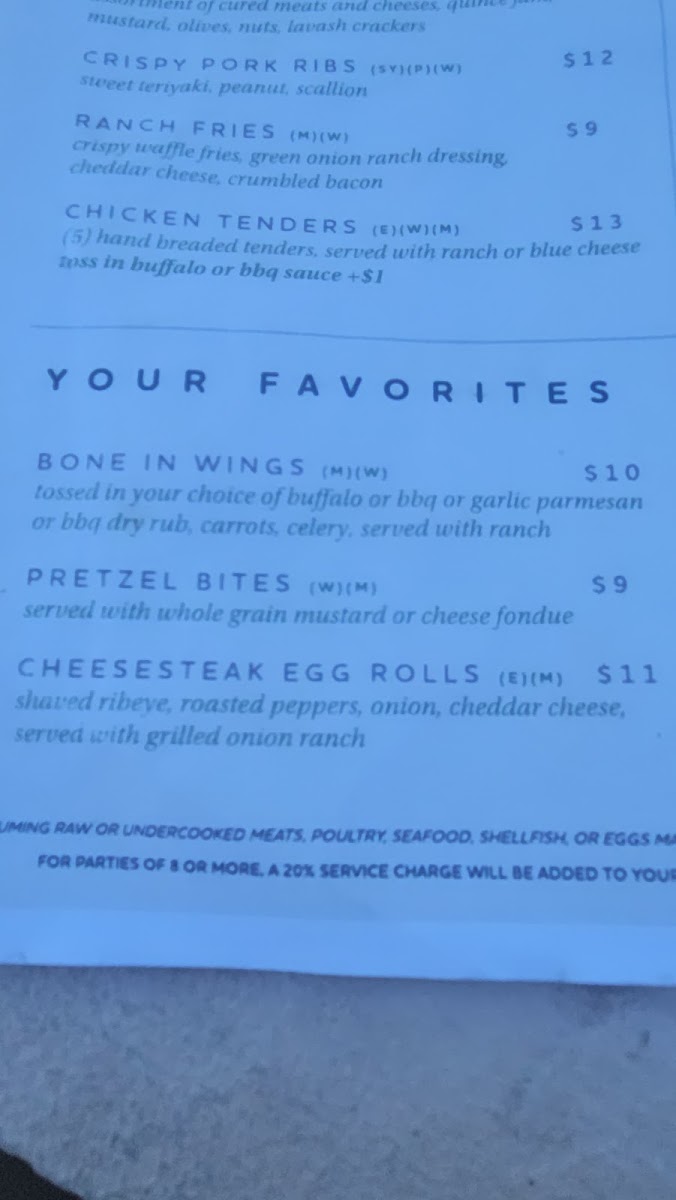 Menu Forty Niner - Rincon Mountain Grill-10