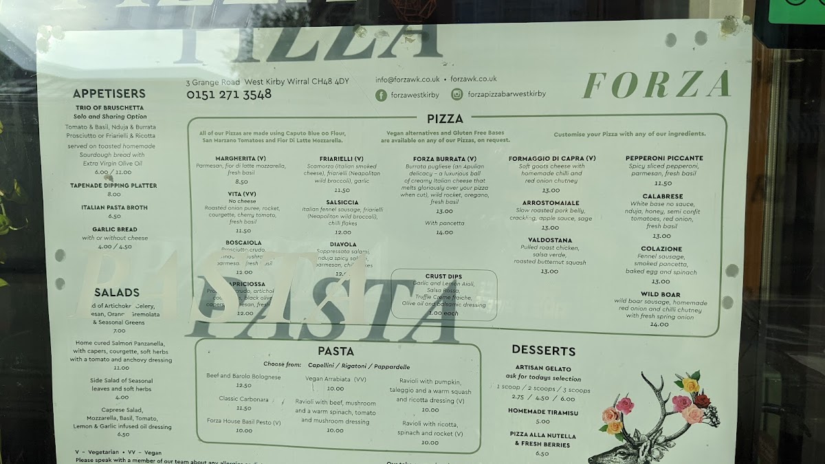 Menu Forza-3