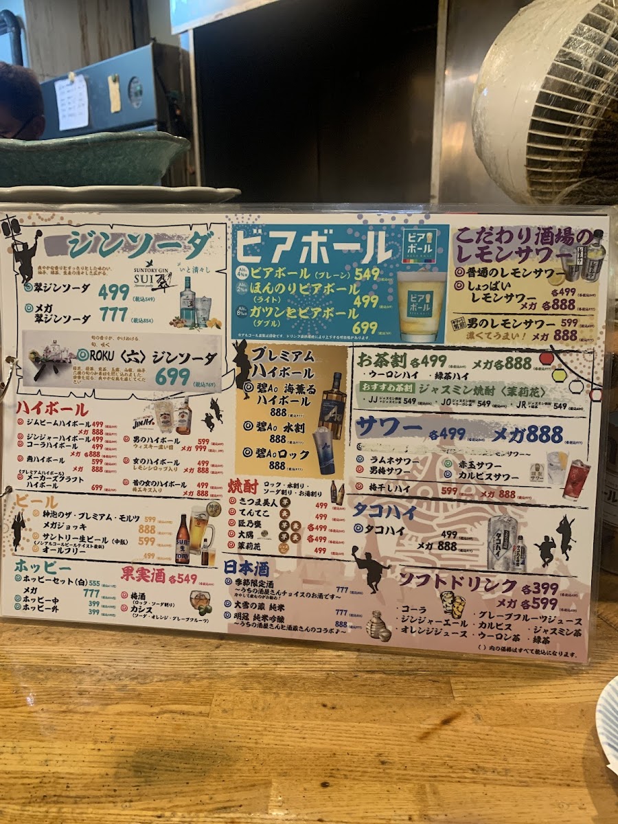 Menu Founded In 1967, Torijun Shinagawa Store-3