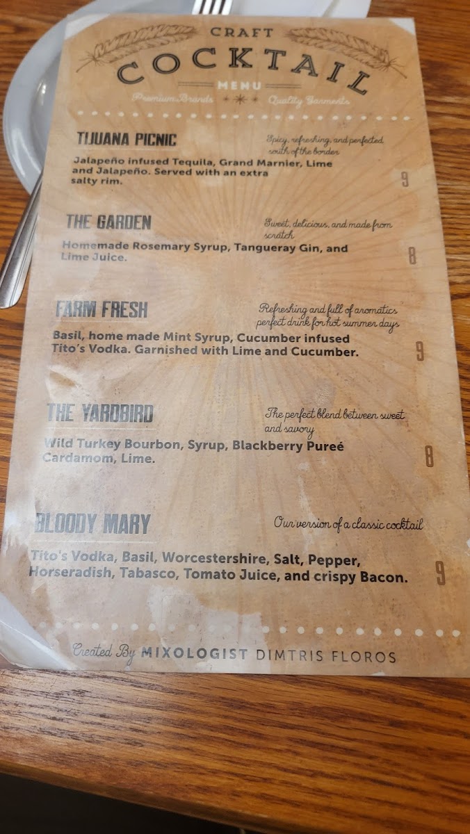 Menu Four Brothers Pizza Inn Restaurant-8