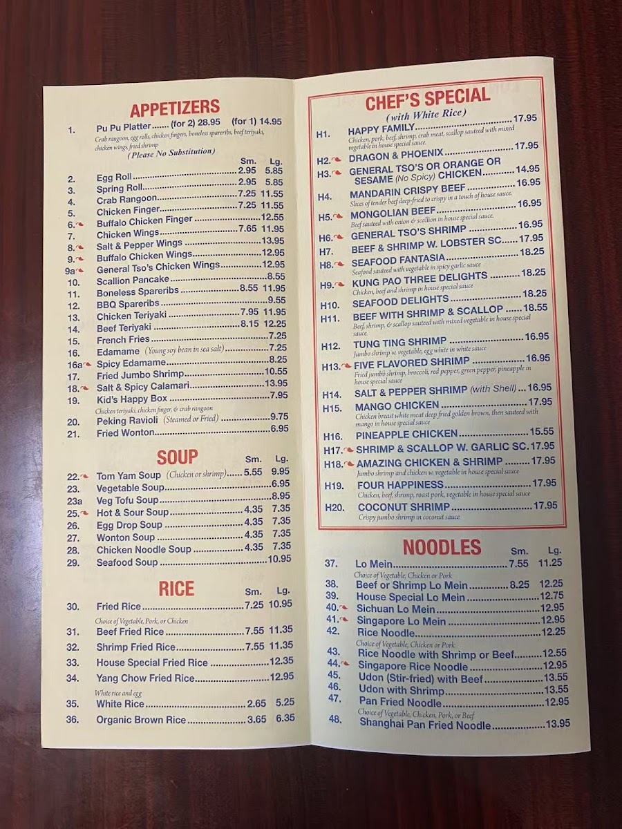 Menu Four Season Jiang's Kitchen-3