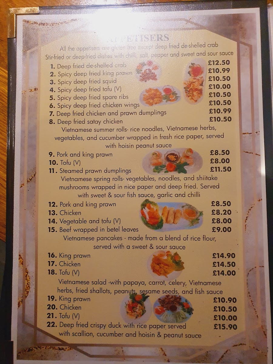 Menu Four Seasons Pho Vietnamese Restaurant-1