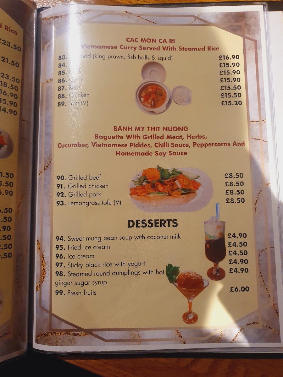 Menu Four Seasons Pho Vietnamese Restaurant-5
