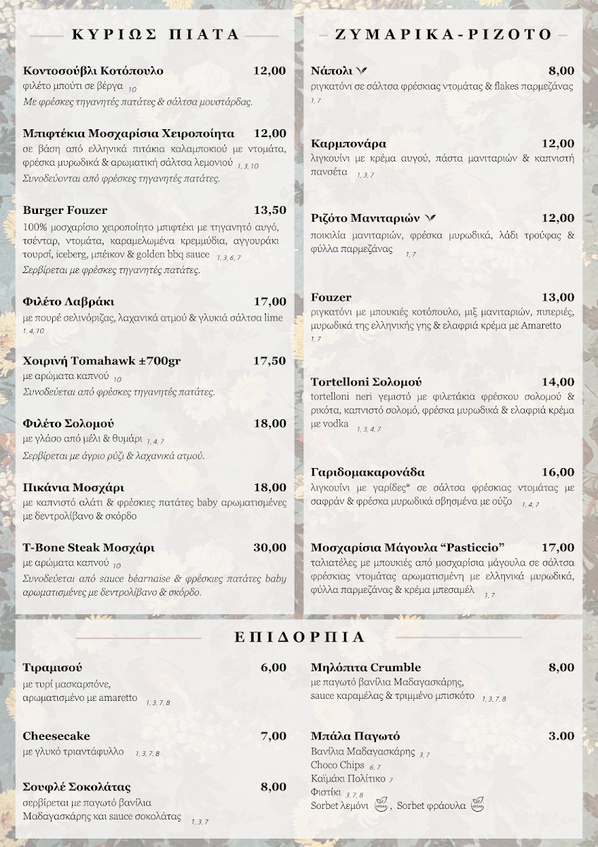 Menu Fouzer Restaurant & Cafe-3