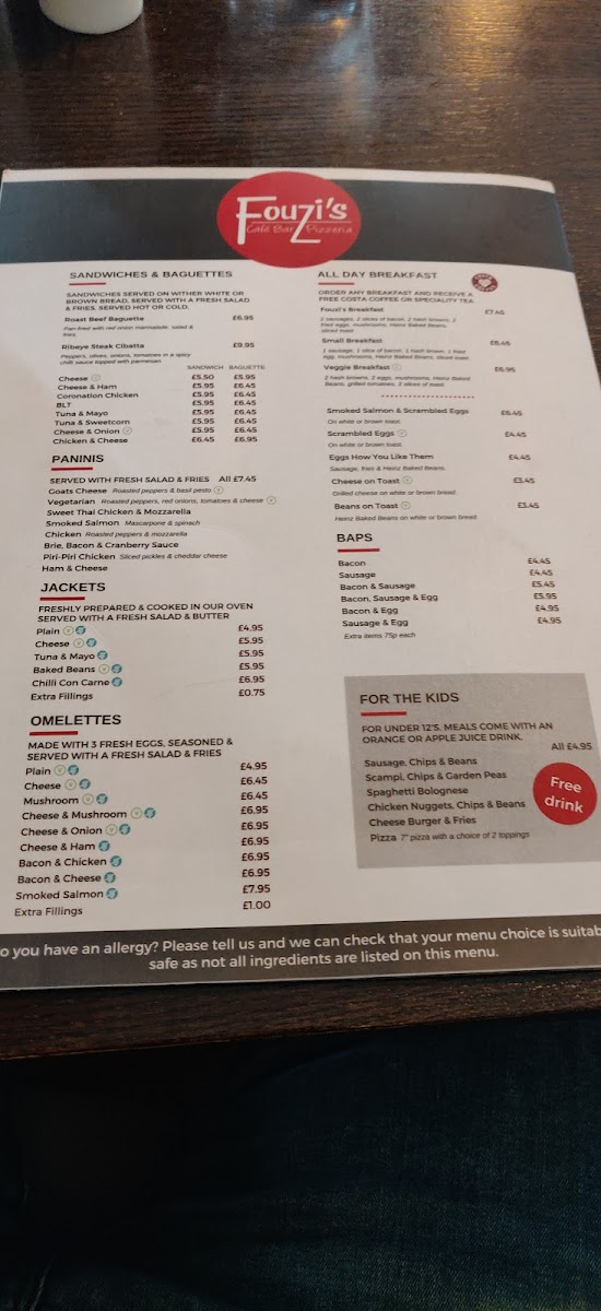 Menu Fouzi's Café Bar & Pizzeria-10