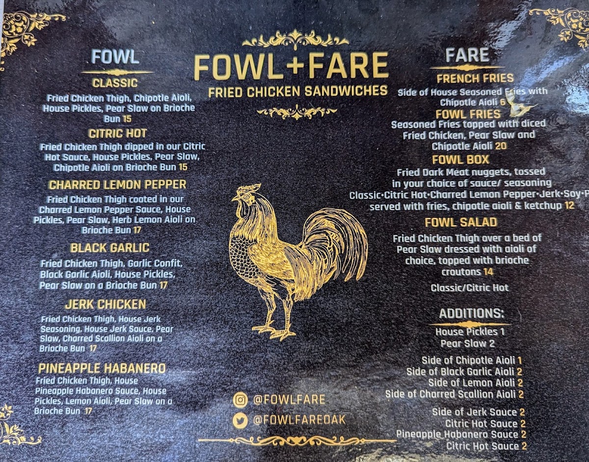 Menu Fowl + Fare-3