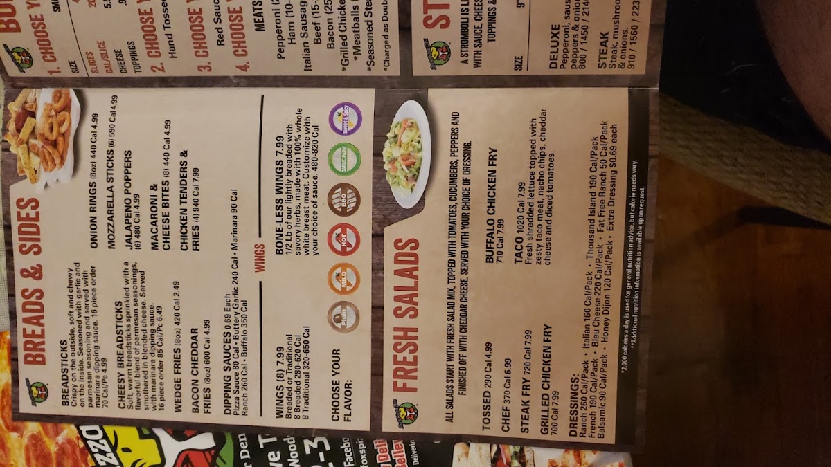 Menu Fox's Pizza Den - Mckees Rocks-10