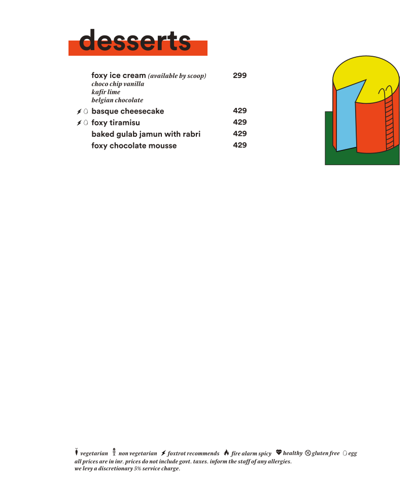 Menu Foxtrot Siliguri-9