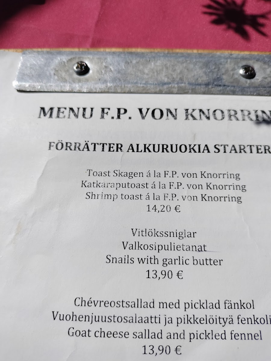 Menu F.p. Von Knorring-3