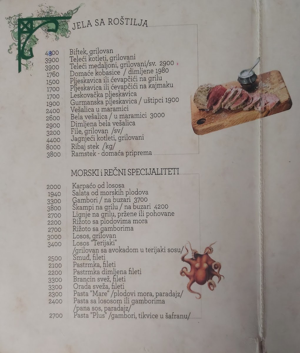 Menu Franš Restaurant Belgrade-2