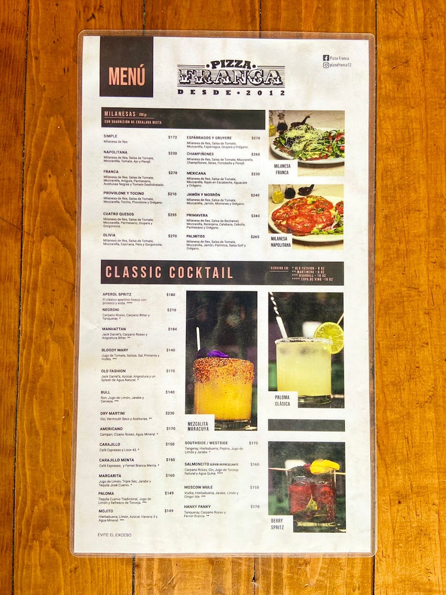 Menu Franca Bistro-3