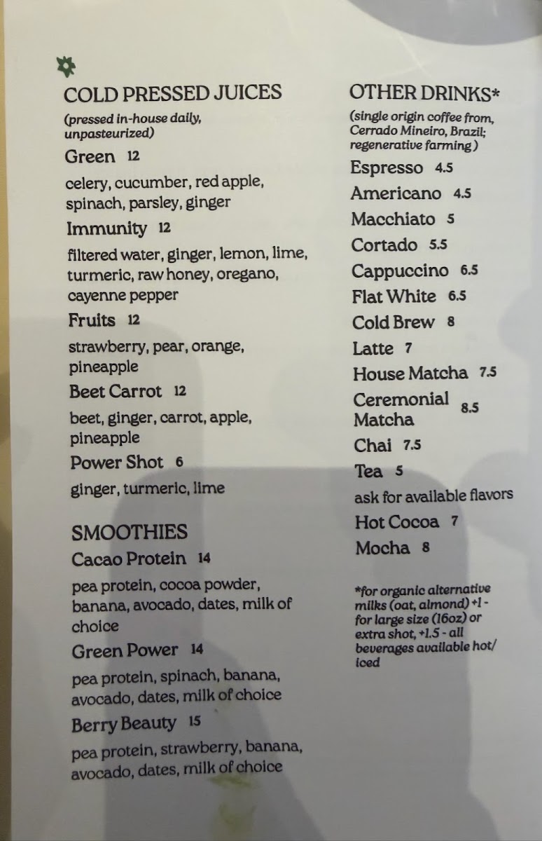 Menu Francesco Soho-1
