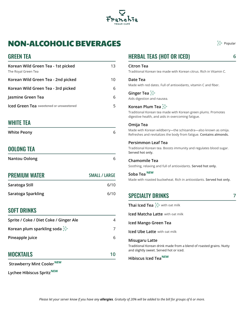 Menu Franchia Vegan Café-2