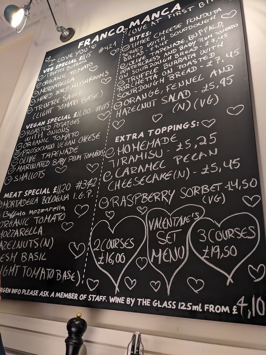Menu Franco Manca Edinburgh - Stockbridge-7