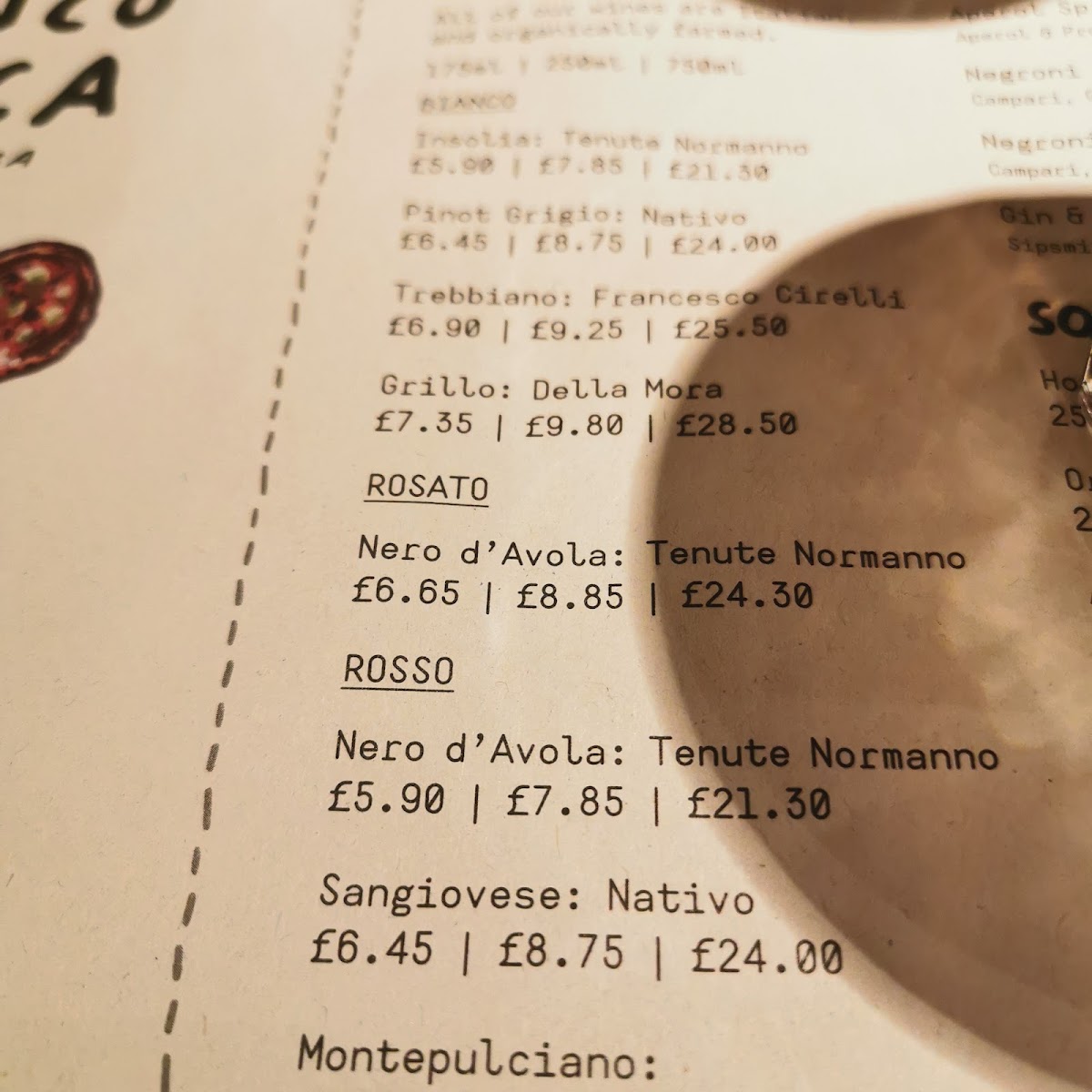 Menu Franco Manca Kilburn-10