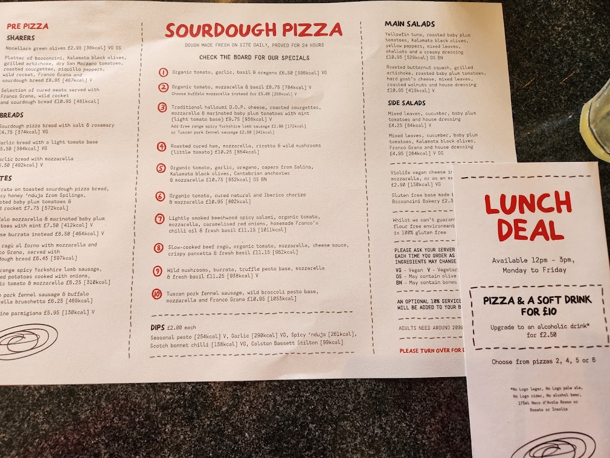 Menu Franco Manca Kilburn-2