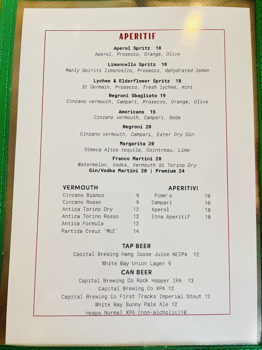 Menu Franco Pizza Bar-1