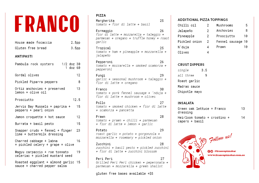 Menu Franco Pizza Bar-2