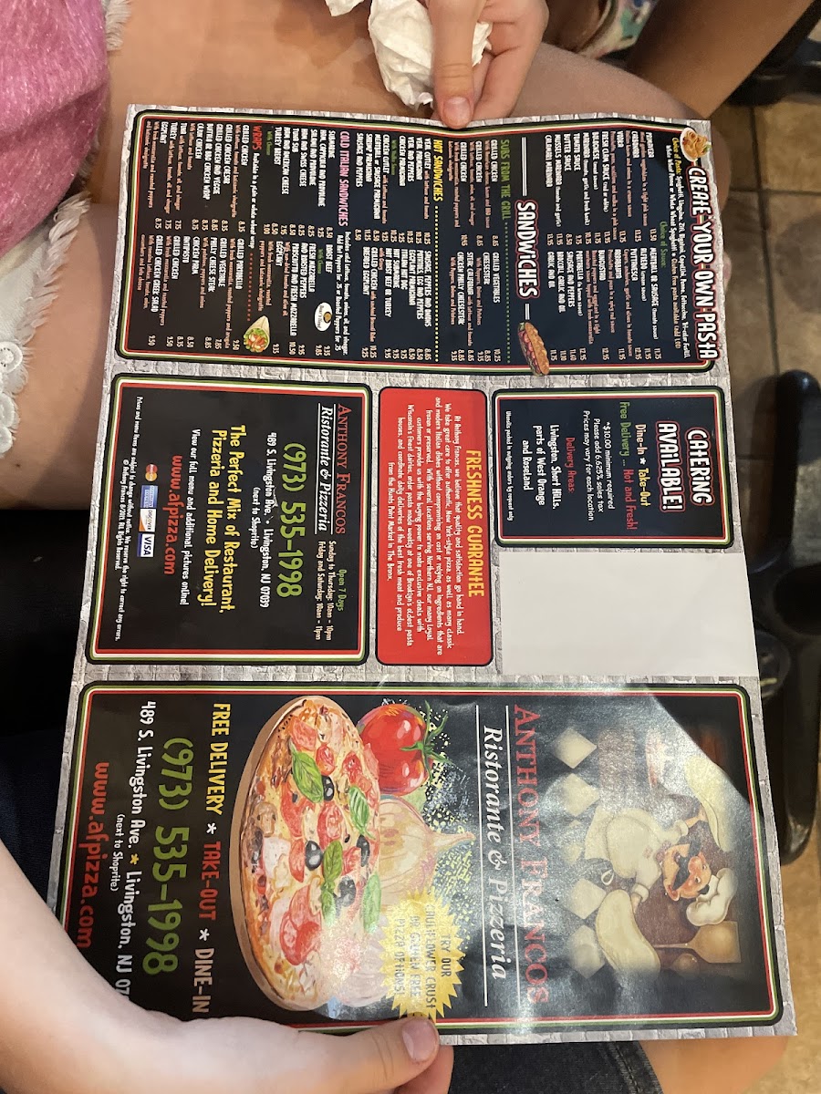 Menu Franco’S Pizza - Livingston-3
