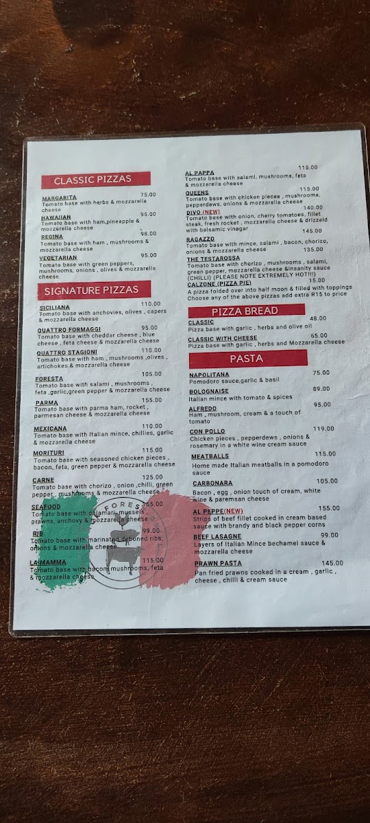 Menu Franco’S-7