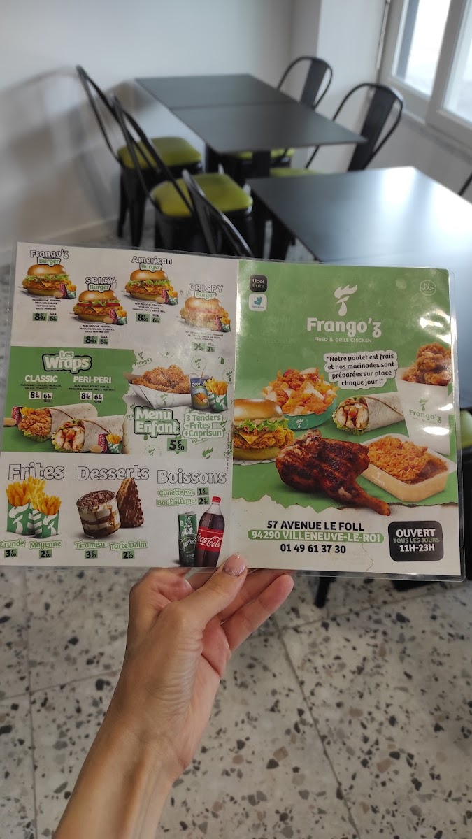 Menu Frango'z-5