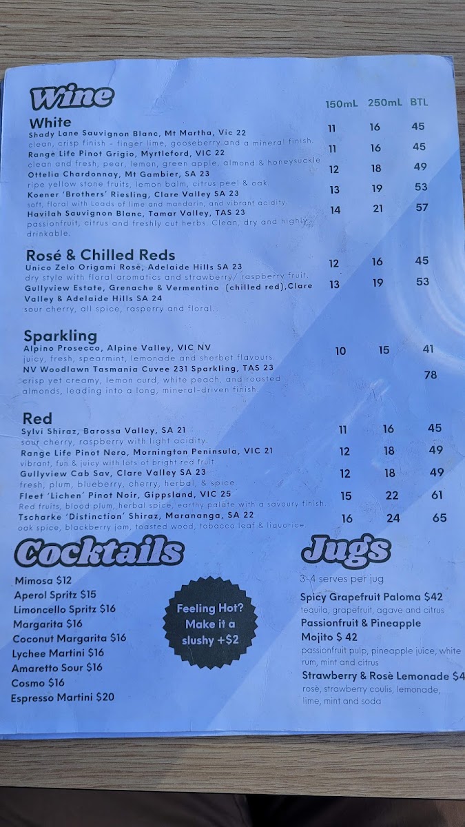Menu Frankie And George-1