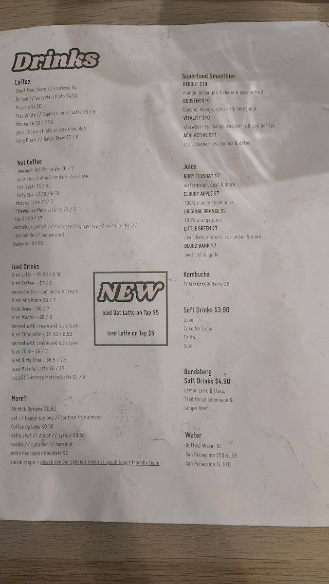 Menu Frankie And George-2