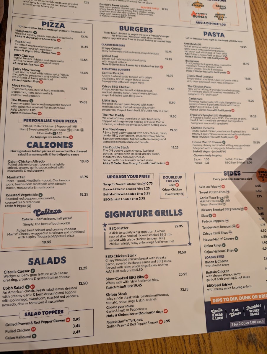 Menu Frankie & Benny's-4