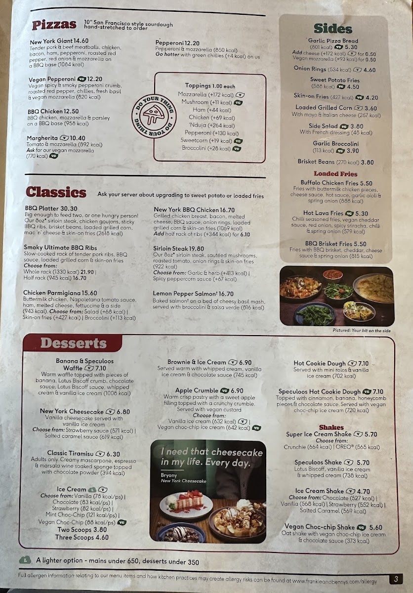 Menu Frankie & Benny's-5