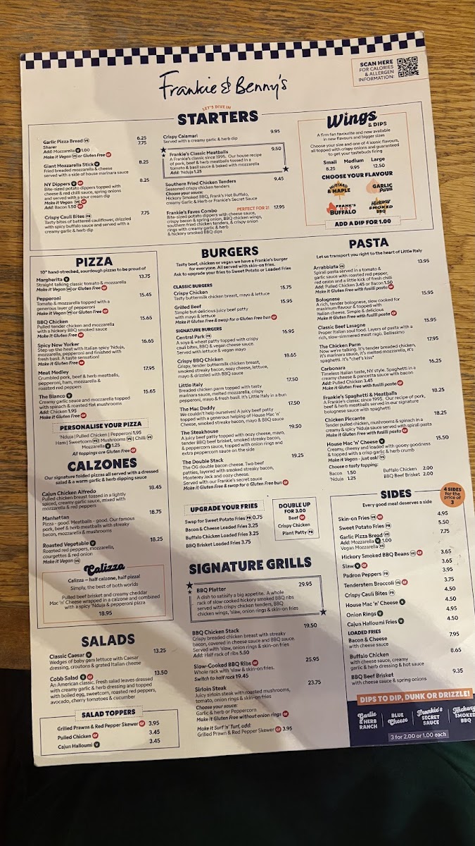 Menu Frankie & Benny's-6