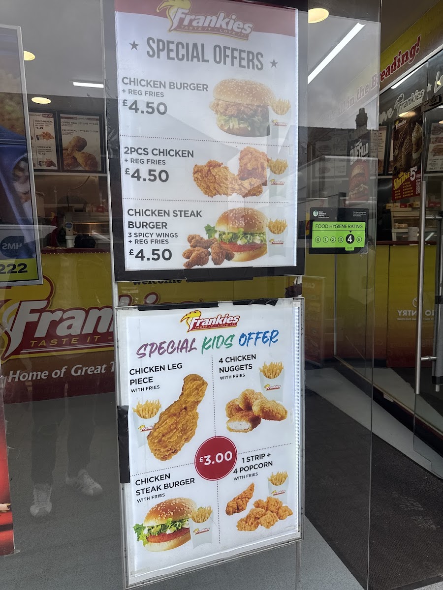 Menu Frankies Ashton In Makerfield-1