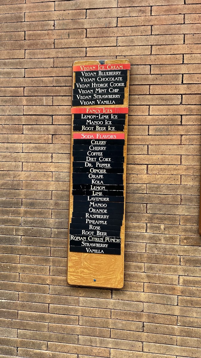 Menu Franklin Ice Cream Bar-1