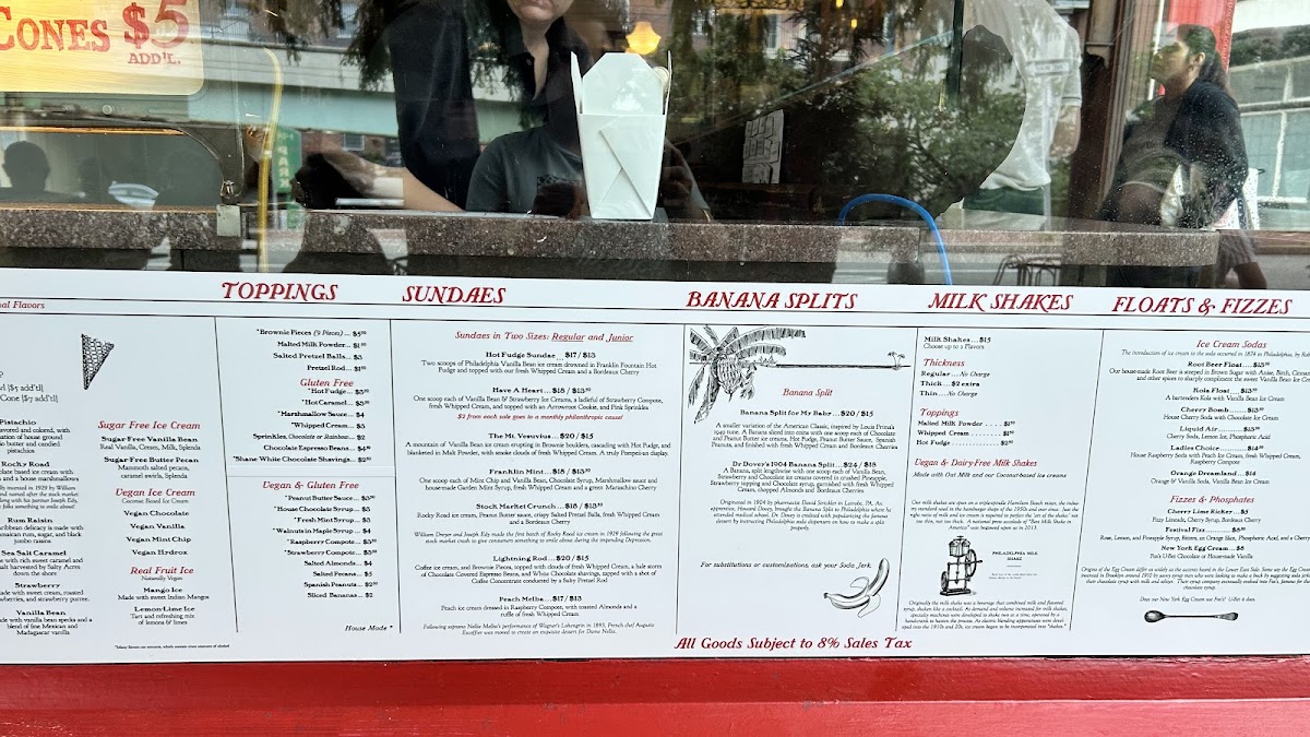 Menu Franklin Ice Cream Bar-8