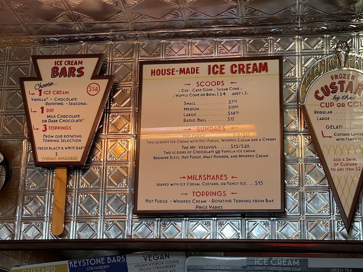 Menu Franklin Ice Cream Bar-9