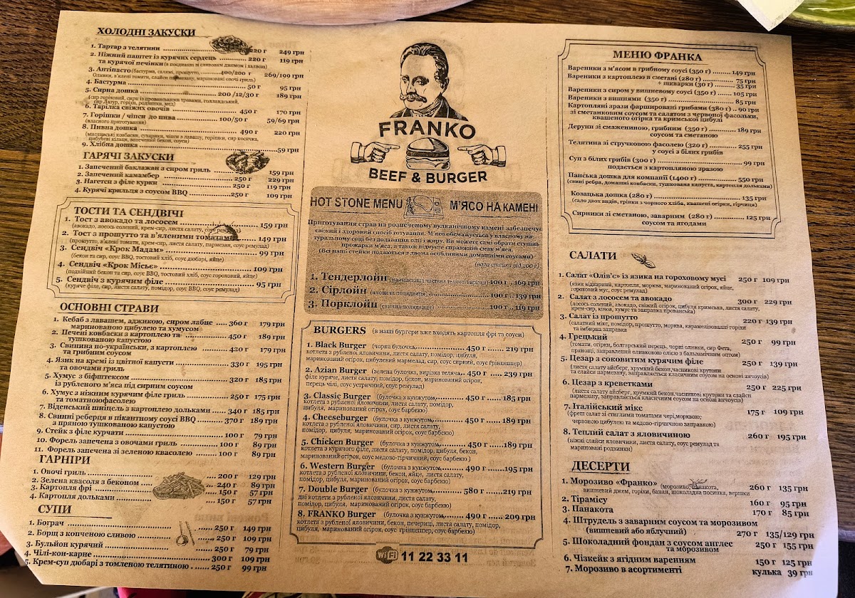 Menu Franko Beef And Burger-1