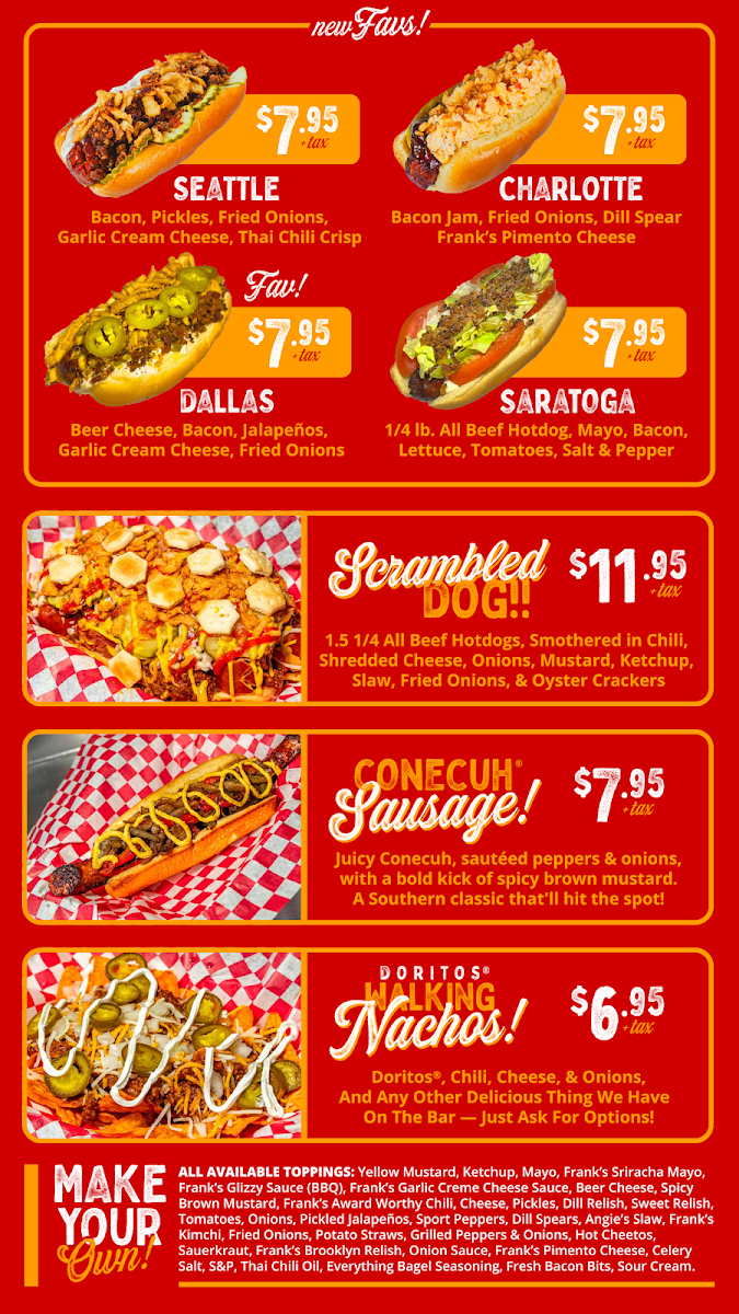 Menu Frank's Alley - Ny Street Food-1