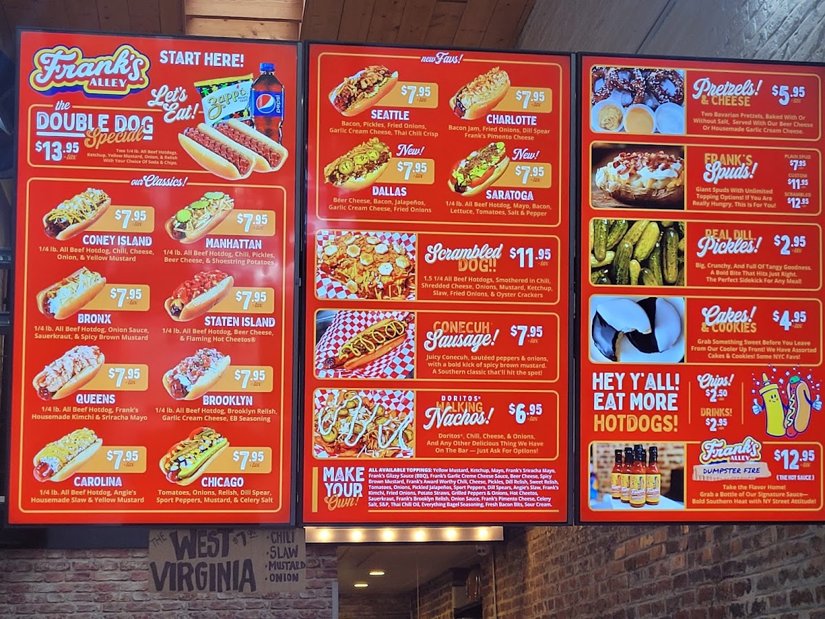 Menu Frank's Alley - Ny Street Food-4