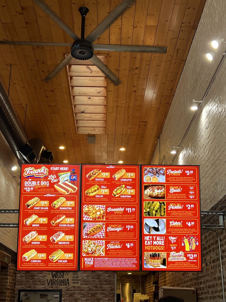 Menu Frank's Alley - Ny Street Food-5