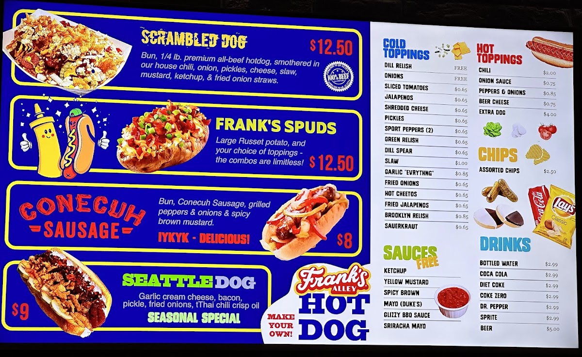 Menu Frank's Alley - Ny Street Food-6