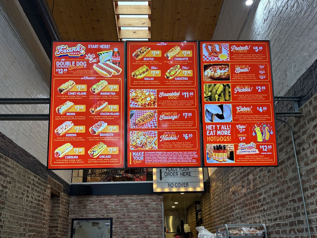 Menu Frank's Alley - Ny Street Food-7