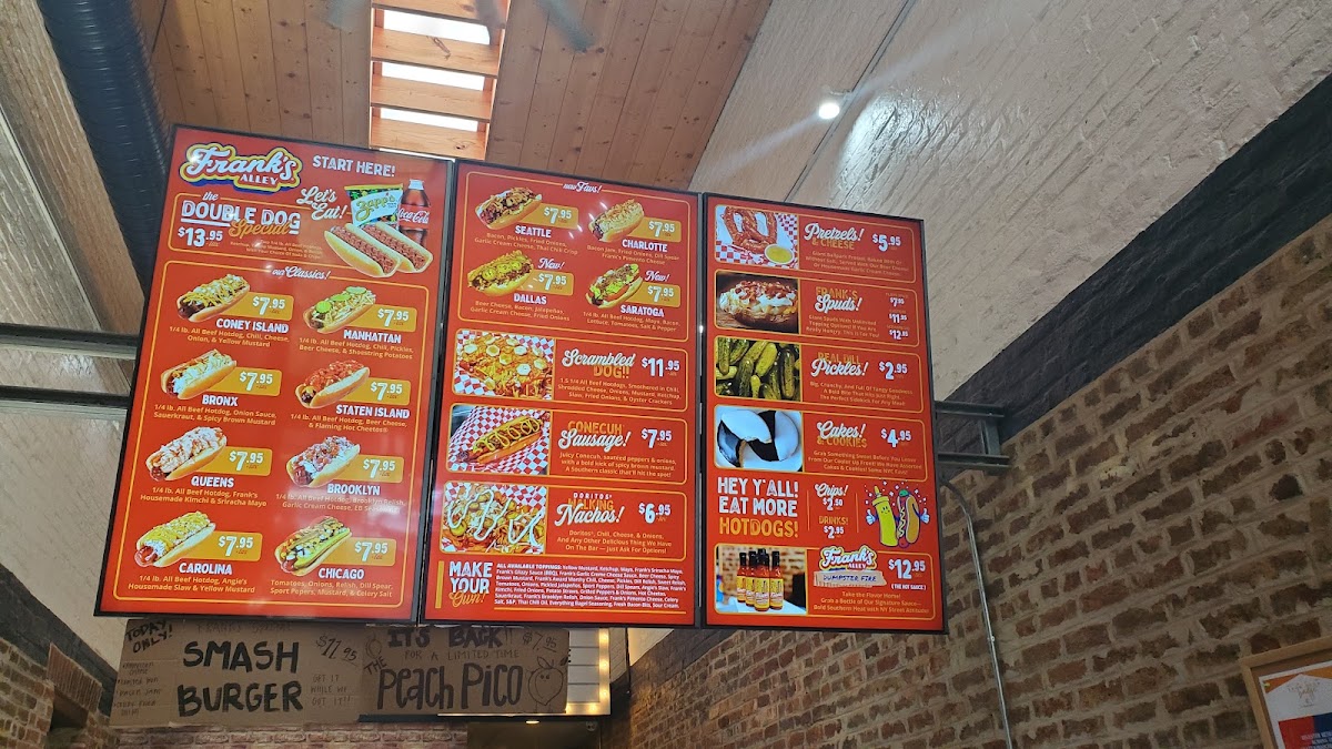 Menu Frank's Alley - Ny Street Food-8