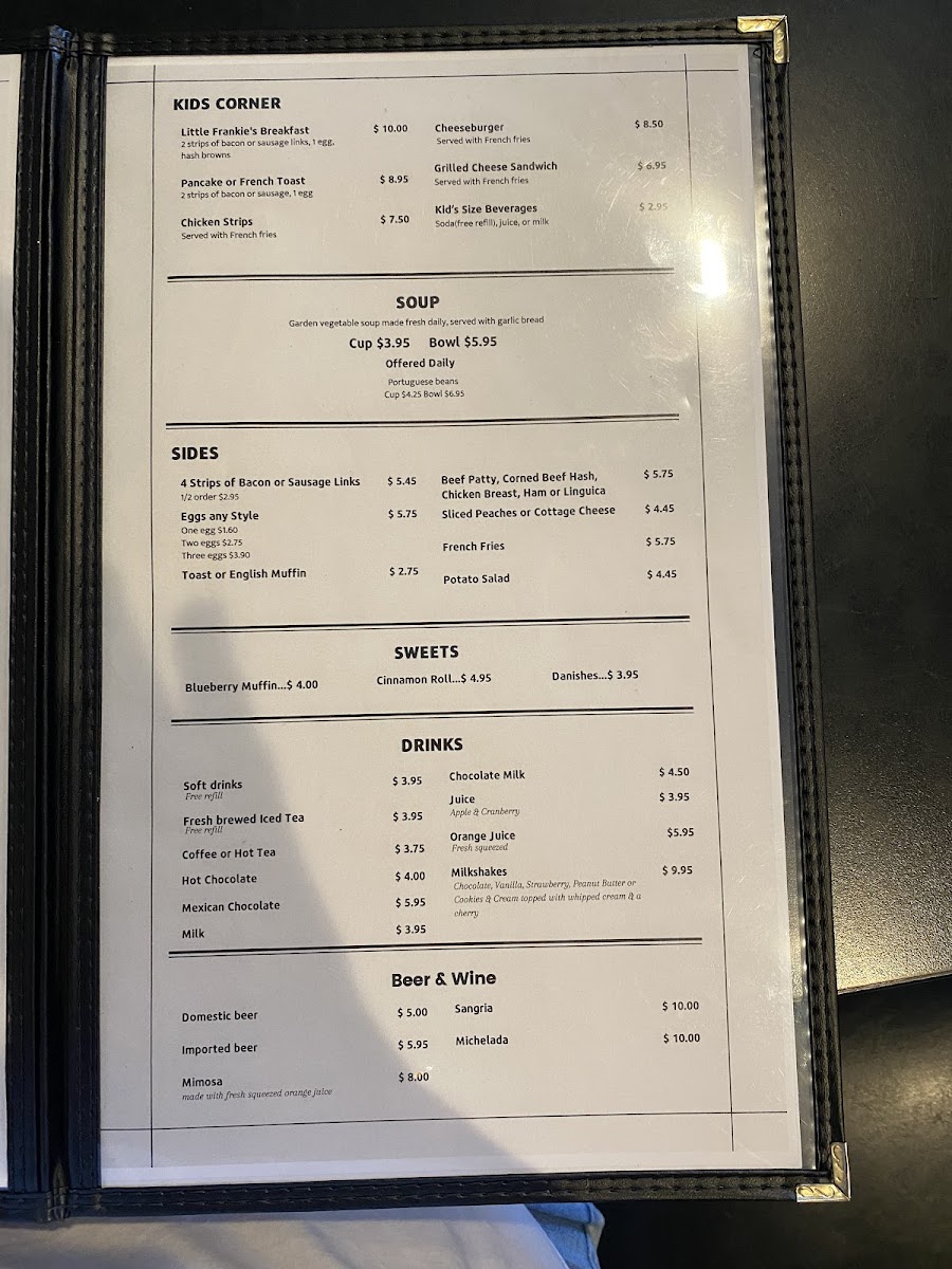 Menu Frank's Downtown Café-2