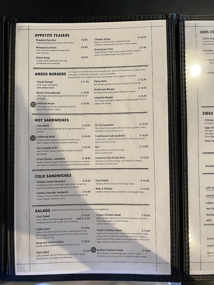 Menu Frank's Downtown Café-3