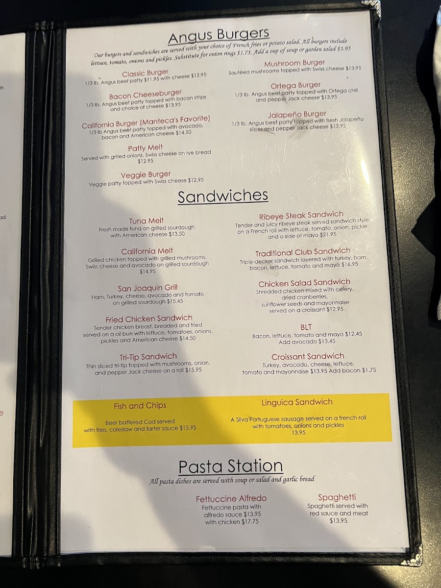 Menu Frank's Downtown Café-9