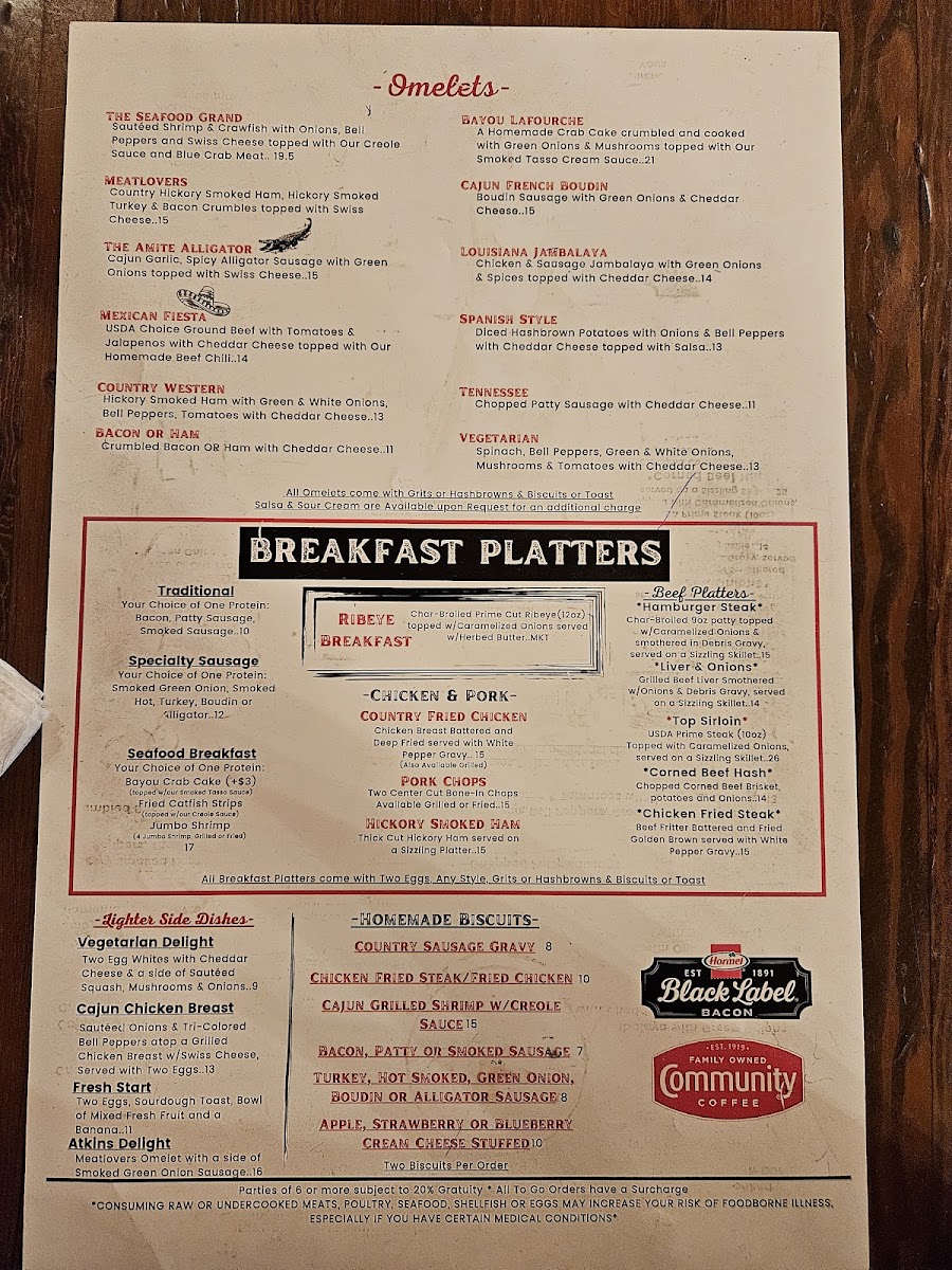 Menu Frank's Restaurant-Baton Rouge-3