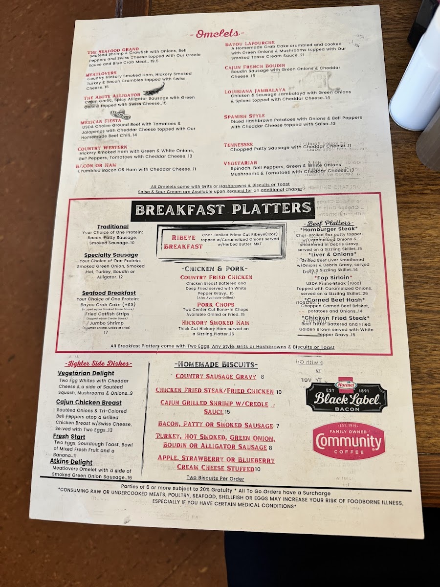Menu Frank's Restaurant-Baton Rouge-5
