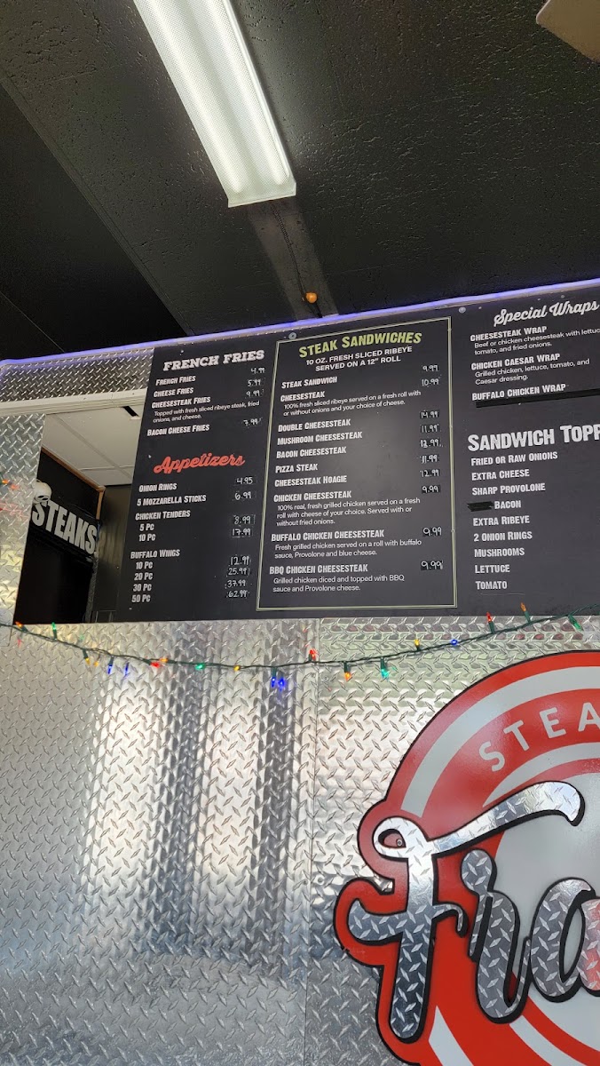 Menu Frank's Steaks & Burgers-7