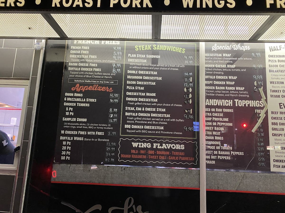 Menu Frank's Steaks & Burgers-9