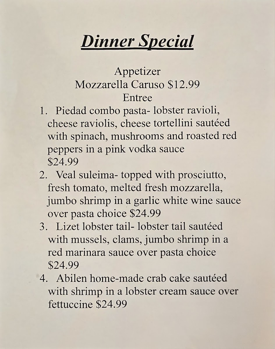 Menu Frank's Trattoria-1